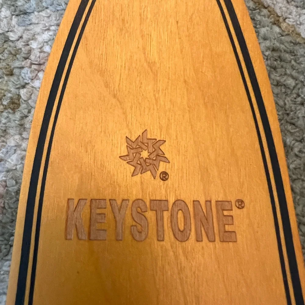 Keystone Ski Wooden Picture Frame Size 2.75x4.25 Light‎ Brown